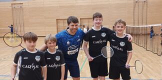 Hungener Badmintonjugend trainiert mit Olympioniken