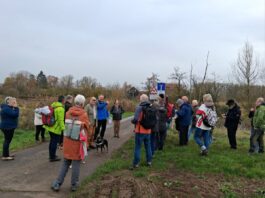 NABU/VNULL-Langd wandert entlang des Biebergrabens in die Horloffaue und nach Berstadt