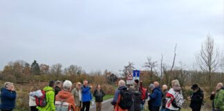 NABU/VNULL-Langd wandert entlang des Biebergrabens in die Horloffaue und nach Berstadt