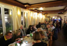 Leckeres italienisches Menü, Überraschungen und gute Laune beim Weihnachtsessen der DIG Mittelhessen e.V. im Restaurant „La Perla“ in Gießen