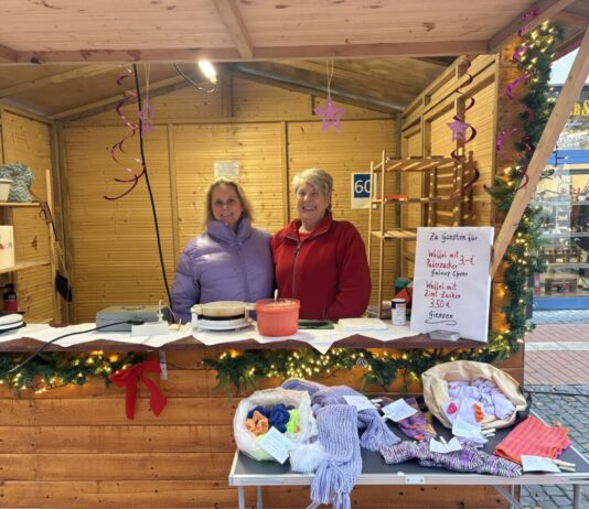 GalaxyCheer Gießen auf dem Weihnachtsmarkt