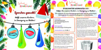 Neue Spielgeräte für das “Kinderland” in Gießen-Lützellinden