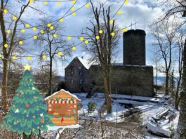 17. Dezember: Weihnachtsmarkt auf Burg Nordeck