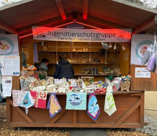 Besucht unseren Stand auf dem Weihnachtsmarkt in Gießen