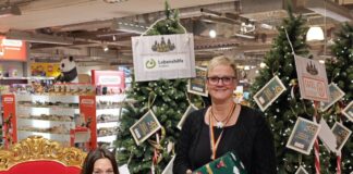 Charity-Wald bei Galeria Gießen erfolgreich beendet: Geschenke für Lebenshilfe-Kitas