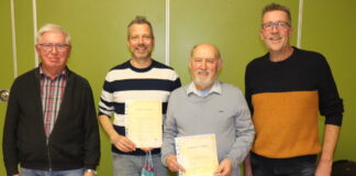 Edwin Magel und Claus Neumann feiern 60-jähriges Jubiläum