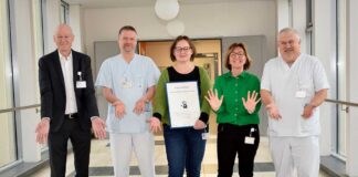 Bronze-Zertifikat für vorbildliche Händehygiene