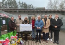700 Euro Spende für das Tierheim Gießen