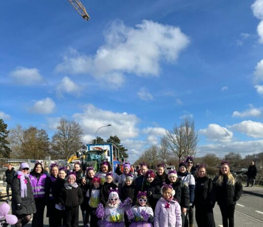 GalaxyCheer beim Gießener Faschingsumzug