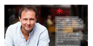 Bestseller-Autor Alexander Oetker auf Burg Gleiberg – 21. Mai „Krimi-Trilogie à la française“ mit Luc, Léon und Lacroix