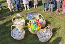 Bunter Ostertag in der Kita Watzenborn