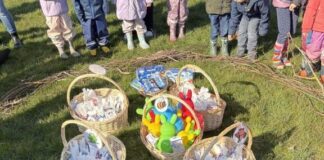 Bunter Ostertag in der Kita Watzenborn