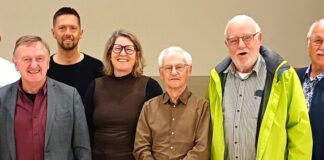Konstituierende Sitzung Ortsbeirat Holzheim, Ortsvorsteher Daniel Jung wurde einstimmig wiedergewählt