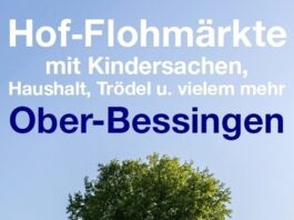 Hof-Flohmärkte in Ober-Bessingen am 31. Mai 2026