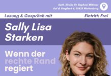 Sally Lisa Starken, bekannte Journalistin und Spiegel-Bestsellerautorin in Wettenberg am Donnerstag, den 21. Mai 2026