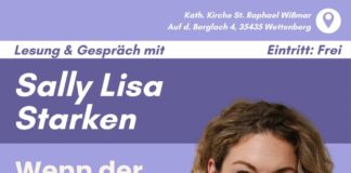 Sally Lisa Starken, bekannte Journalistin und Spiegel-Bestsellerautorin in Wettenberg am Donnerstag, den 21. Mai 2026
