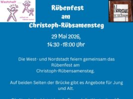 Brückenfest am Christoph-Rübsamen-Steg