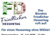 Für einen friedlichen Hessentag ohne Militär!