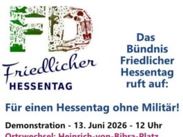 Für einen friedlichen Hessentag ohne Militär!