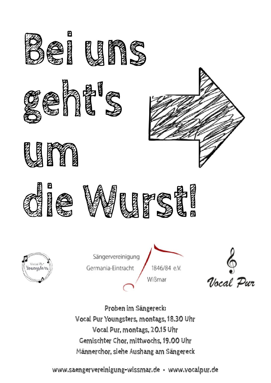 Bei uns geht´s um die Wurst………
