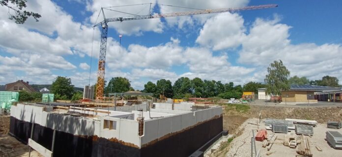 Baufortschritt Regenbogenschule Holzheim Kellergeschoss Mensa 20260613_122832_001
