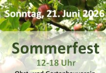 Einladung zum Sommerfest des OGV Wieseck e.V.