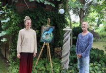 Kunst im „Offenen Garten“ in Queckborn