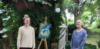 Kunst im „Offenen Garten“ in Queckborn