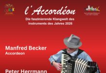 „l’Accordéon“, 18. Juli 2026 um 19 Uhr, KuKuK Wettenberg-Wißmar