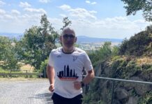 Baden-Württemberger Treppenläufer stürmt die Burg Gleiberg