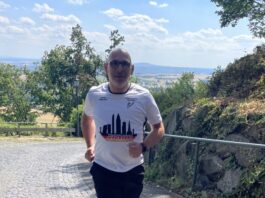 Baden-Württemberger Treppenläufer stürmt die Burg Gleiberg