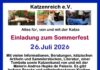 Einladung zum Sommerfest vom Katzenreich eV.