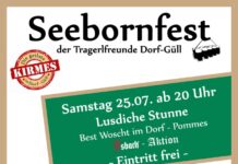 Seebornfest der Dorf-Güller Tragerlfreunde am 25. + 26. Juli