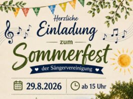 Sommerfest der Sängervereinigung Germania-Eintracht Wißmar