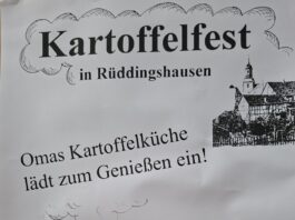 26 Jahre Kartoffelfest in Rabenau Rüddingshausen Sonntag 06.09.2026 ab 11.00 Uhr
