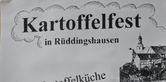 26 Jahre Kartoffelfest in Rabenau Rüddingshausen Sonntag 06.09.2026 ab 11.00 Uhr