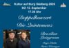 „Doppelkonzert Quintessenz“ SO 13.9. um 17.30 Uhr, Burg Gleiberg