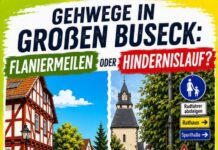 Gehwege in Großen Buseck: Flaniermeilen oder Hindernislauf?