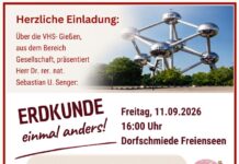 “Erdkunde einmal anders! am 11.09. in der Dorfschmiede Freienseen