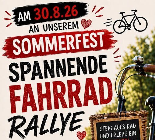 Fahrrad-Rallye. Mach mit!