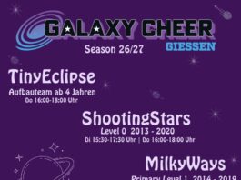 GalaxyCheer Gießen startet in die Saison 2026/27