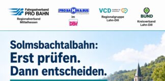 Solmsbachtalbahn: Verkehrsverbände werben im Bauausschuss des Lahn-Dill-Kreises für konstruktive Detailprüfung und Vertagung
