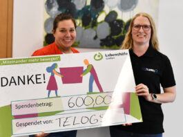 Nachhaltige Werkzeugaktion: TELOGS spendet 600 Euro an die Lebenshilfe Gießen