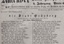 1861 entstandenes Gedicht rief zur Unterstützung auf