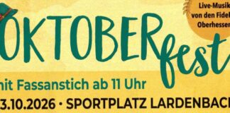 18. Oktoberfest am 3. Oktober 2026 in Lardenbach