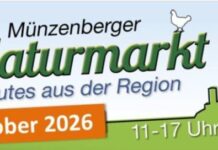Am Sonntag,11. Oktober 2026, Naturmarkt „Gutes aus der Region“ in Münzenberg