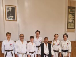 Großer Erfolg beim Gasshuku in Berlin, Karate-Dojo-Lollar erfolgreich beim Berliner Gasshuku: Vier Schwarzgürtel und ein 2. Dan erkämpft