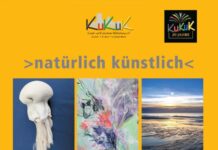 >natürlich künstlich< – Kunstausstellung im KuKuK-Wettenberg, Wißmar, Goethestraße 4b, 24.10. – 15.11.2026, Vernissage: 24.10.2026 17.00 Uhr