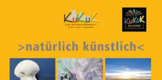 >natürlich künstlich< – Kunstausstellung im KuKuK-Wettenberg, Wißmar, Goethestraße 4b, 24.10. – 15.11.2026, Vernissage: 24.10.2026 17.00 Uhr
