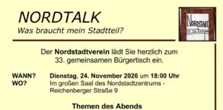 33. Bürgertisch Nordtalk im Nordstadtzentrum